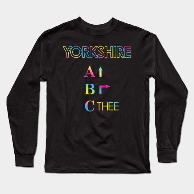 The ABC of Yorkshire Long Sleeve T-Shirt by Yorkshire Stuff